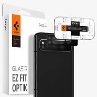Spigen Glas.tR EZ Fit Optik カメラ保護フィルム Google Pixel Fold 用、2枚入り、ブラック | かきのき堂