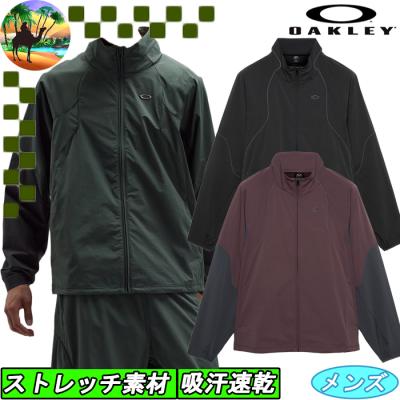OAKLEY ゴルフ メンズジャケット（ジップ、ボタン：ジップアップ