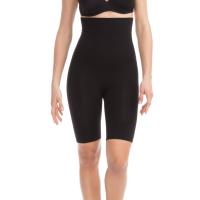 Farmacell Shape 603 (Black L) Women's high-waisted shaping control shorts with flat belly effect 100% Made in Italy | かめよしエクスプレス