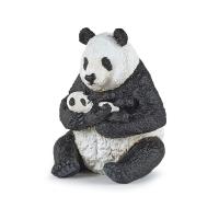 Papo -Hand-Painted - Figurine -Wild Animal Kingdom - Sitting Panda and Baby -50196 -Collectible - for Children - Suitabl | かめよしエクスプレス