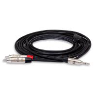 Hosa HMR-010Y 3.5 mm TRS to Dual RCA Pro Stereo Breakout Cable 10 Feet | かめよしエクスプレス