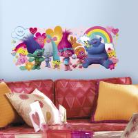 RoomMates DreamWorks Trolls Peel and Stick Giant Wall Decals by RoomMates RMK3171GM | かめよしエクスプレス