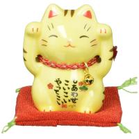 Yakushi Kiln Color Lucky Maneki Cat (Tora and Small) | かめよしエクスプレス