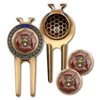Armed Forces Depot Firefighter Golf Divot Tool and Ball Markers | かめよしエクスプレス