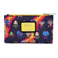 Loungefly x Marvel Guardians of the Galaxy Chibi Print Flap Wallet (One Size Multicolored) | かめよしエクスプレス