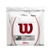 Wilson Champion's Choice Duo Tennis String - Set Grey/White | かめよしエクスプレス