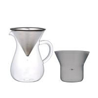 Kinto 300 ml Carafe Coffee Set with Stainless Steel Filter | かめよしエクスプレス