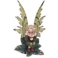 StealStreet SS-G-91148 Fairy Collection Green Pixie Desk Decoration Figurine Collectible | かめよしエクスプレス