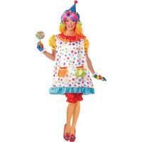 Forum Novelties Women's Wiggles The Clown Costume Multi Standard | かめよしエクスプレス