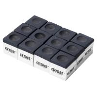 GSE 12-Pack Billiard/Pool Cue Chalks Billiard Pool Table Accessories for Home/Tournament Use (Black) | かめよしエクスプレス