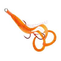 START [2] 替ユニット トリプルフックショートカーリー S えびオレンジ US-24 (N4) | かめや釣具