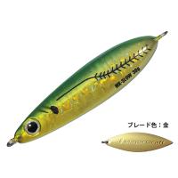 メジャークラフト [2] マキジグ スロー 40g MAKI-SLW40 #79 緑金アジ(ケイムラ) (N3) | かめや釣具ヤフー店