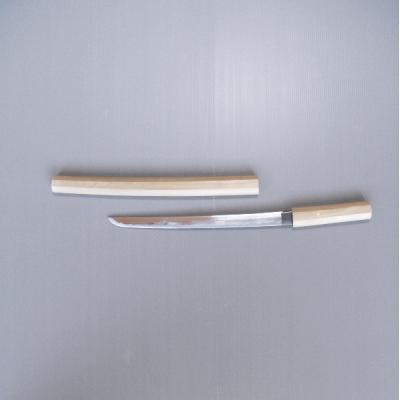 模造刀 白鞘打刀脇差二本セット 白鞘 鞘付長さ約68/101cm 25D17