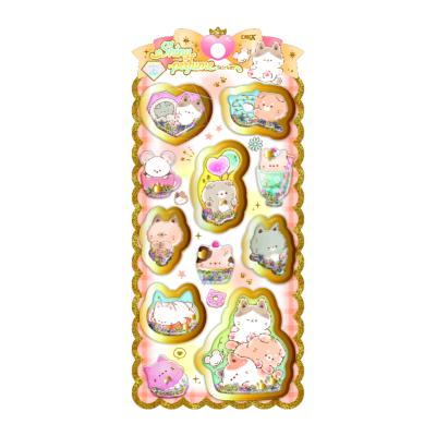 CRUX（クラックス） あそぼうねこ シャイニーパフュームステッカー