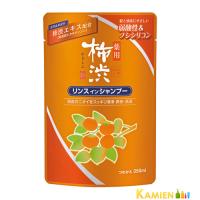 熊野油脂 薬用 柿渋 リンスインシャンプー 350ml 詰め替え【追跡可能メール便対応2個まで】【ドラッグストア】 | KAMIEN ヤフーショッピング店