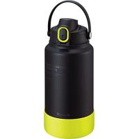 ピーコック 水筒 スポーツドリンク 対応 ステンレスボトル 2L ワンタッチ 直飲み 保冷 AJG-R200 BY ブラックイエロー | 上之島屋 US Imports