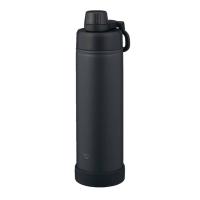 水筒 マグボトル 象印 保冷専用 ステンレスクールボトル 750ml シームレスせん 食洗器対応 SD-KA75-BM チャコールブラック | カナエミナ