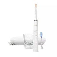 電動歯ブラシ 音波水流 フィリップス ソニッケアー ダイヤモンドクリーン9000 HX9911/57 ホワイト アプリ連動 2種類のブラシヘッド付き | カナエミナ