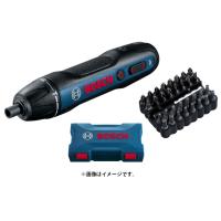 日本正規品 (ボッシュ) コードレスドライバー Bosch GO-N 充電用MicroUSBケーブル+ビット32本+キャリングケース付 BOSCH | カナジン ヤフー店