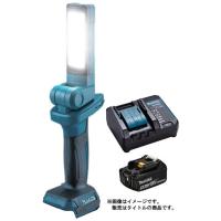 マキタ 充電式LEDワークライト ML816+バッテリBL1830B+充電器DC18WC付  LEDライト 14.4V/18V対応 makita オリジナルセット品 | カナジン ヤフー店