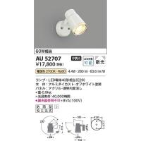 コイズミ照明　AU52707　LED防雨型スポット Σ | 住設建材カナモンジャー