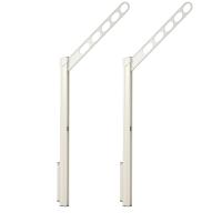 川口技研 ホスクリーン GPL-55-W ホワイト 2本入り 腰壁用上下式ローコストロングタイプ | 金物の鬼インターネットショップ