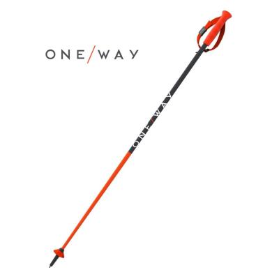 ONE WAYクロスカントリースキー ストック 125 cm 蛍光イエロー ONE WAYクロスカントリースキー ストック 125 cm 蛍光イエロー