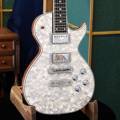 【中古】フルアコ エレキギター シルバー エレキギター、セミアコ、フルアコ本体（色：シルバー系