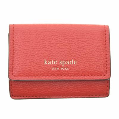 美品　ケイト・スペード  KATESPADE ミニ財布　コンパクト財布　赤 kate spade NEW YORK（ケイト・スペード ニューヨーク） ケイト