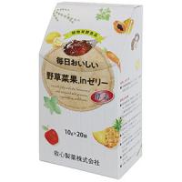 毎日おいしい    野草菜果   ｉｎ   ゼリー    ２００ｇ（１０ｇ×２０袋入）   3個   救心製薬  (4987061082953-3) | かんわYahoo!店