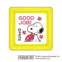 はんこ スタンプ オフィス 保護者印 認印  Snoopy スヌーピーミニスタンプ浸透印　ＧＯＯＤＪＯＢ！／ピンク （E2204-050）からふる屋 | 印鑑のからふる屋