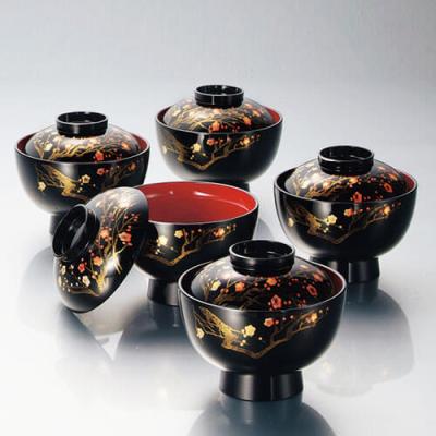 曲げわっぱ弁当箱の漆器かりん本舗 - フタ付き雑煮椀｜Yahoo!ショッピング