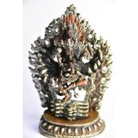 ヴァジュラヴァラヒ 金剛猪女 ネパールパタン製仏像 銅製金箔彩色 