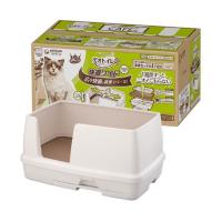 デオトイレ快適ワイド　本体セット  ペット トイレ用品 猫 ねこ ユニチャーム ※沖縄・北海道配送不可 | カウフルYahoo!店