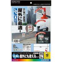 コクヨ ＬＢＰ＆ＰＰＣ用フィルムラベル　白　１２面　１０枚 | カウモール