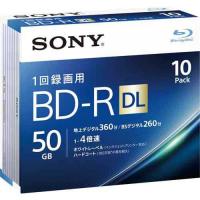 ソニー ＢＤ−Ｒ録画用　５０ＧＢ　４倍速　１０枚Ｐ | カウモール