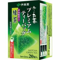 伊藤園 プレミアムティーバッグ　抹茶入り緑茶　２０袋×３ | カウモール