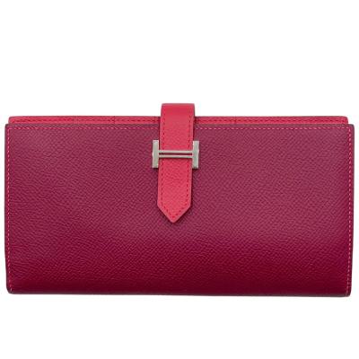 良美品★HERMES エルメス べアン スフレ フューシャ★正規品 エルメス 財布 ベアンのおすすめ人気商品一覧 通販 - Yahoo!ショッピング