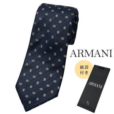 ARMANI メンズネクタイ（ネクタイ柄：ペイズリー）｜ファッション