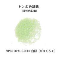トンボ 色辞典 単色 VP06 OPAL GREEN 白緑 (びゃくろく) | カワチ画材ヤフー店