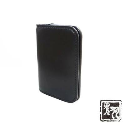 黒羽ミドルウォレット サドル 赤色 黒羽ミドルウォレット サドル 赤色