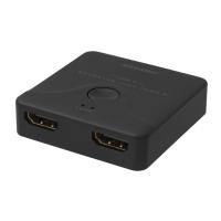 HDMIセレクタ 2WAY 4K対応2ポート HDCP2.2 グリーンハウス  GH-HSWL2-BK/0090/送料無料 | カワネット