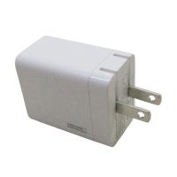 AC充電器 AC-USBアダプタ AC-USB充電器 高速充電65W Type-C GaN (窒化ガリウム）採用 超コンパクト設計 HIDISC ML-PDC1PG65WH/0457 | カワネット