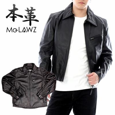 未使用タグ付き6.3万◆日本製DeLuxe◆Lレザーライダースジャケット茶920 本革 レザー 革ジャン 皮の但馬屋 - Mo-LAWZ｜Yahoo!ショッピング