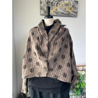 慈雨 センソユニコ ウールジャケット ショートコート 慈雨（ジウ） センソユニコ SENSO UNICO ジャケット ショート丈