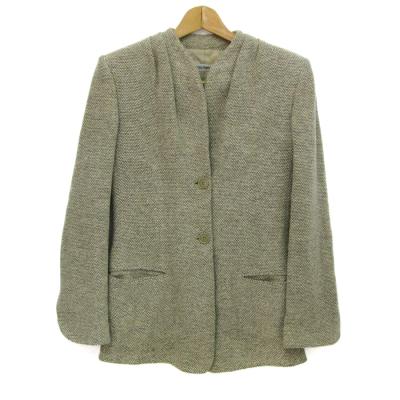 【未使用　タグ付】エンポリオアルマーニ　ノーカラージャケット　ベージュ ARMANI レディースノーカラージャケット｜コート、ジャケット