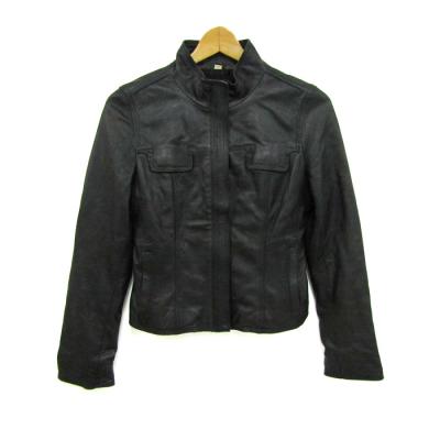 【 MIA CARNA 】レザージャケット ショート丈　ラムレザー　羊革 MIA CARNA 】レザージャケット ショート丈 ラムレザー 羊革