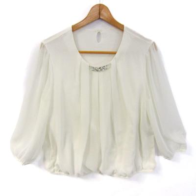 新品★未使用　レリアン タックフレアブラウス 13+サイズ　LL XL 大きめ セール品】 Leilian (Women)のシャツ・ブラウス | レディース | 三越