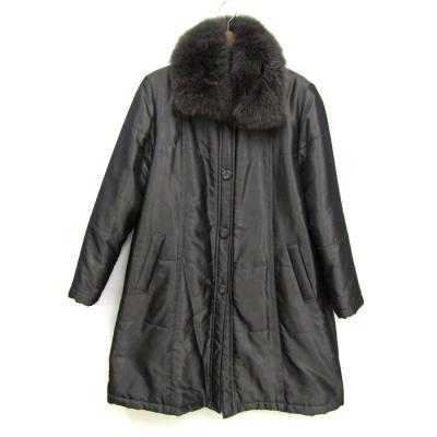 美品✨【バルマン】チベットラムファー シルク100% 中綿コート