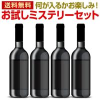 ワイン セット 4本 赤 白 スパークリング wine set sparkling お試し ミステリー お1人様1セットまで 一部訳あり品 